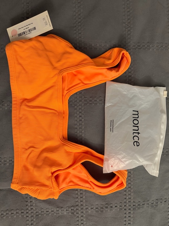 Montce Other - Montce Melon Micro Ribbed Bikini Top